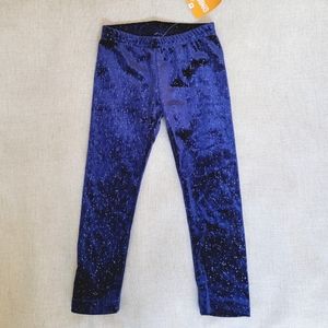 Girls Gymboree Velour Sparkly Leggings 3T NWT